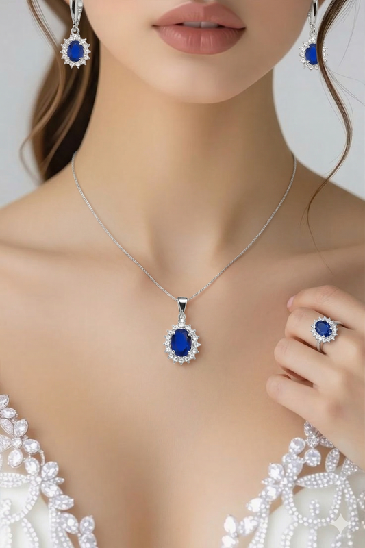 Blue Majesty Sapphire Set