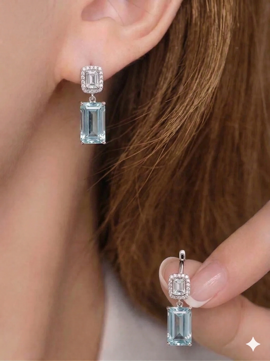 Aquamarine Earrings