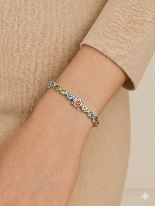 Opal & Topaz Bracelet