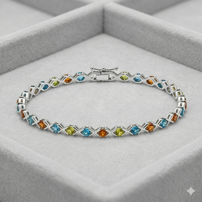 Opal & Topaz Bracelet