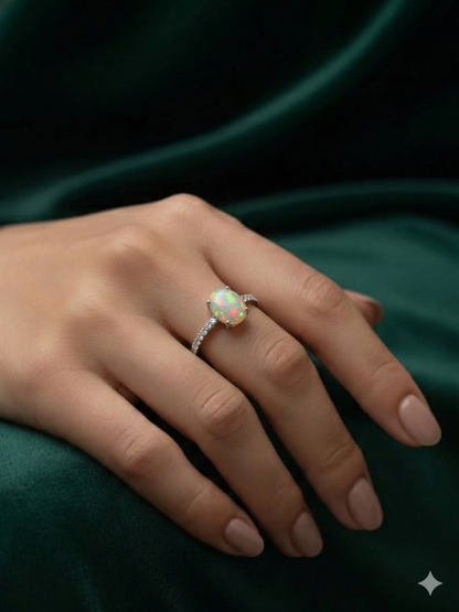 Moonlight Opal Ring