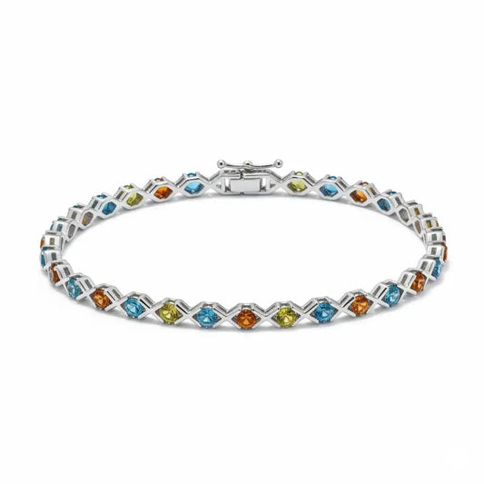 Opal & Topaz Bracelet