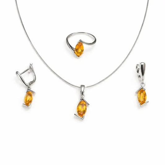 Solar Glow Citrine Set