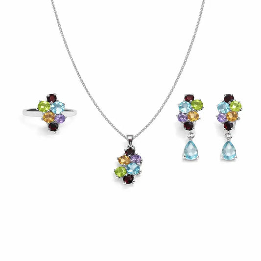 Floral Light Gemstone Set