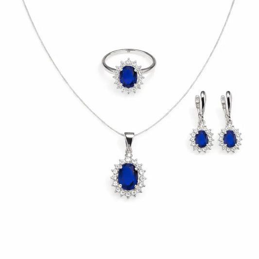 Blue Majesty Sapphire Set