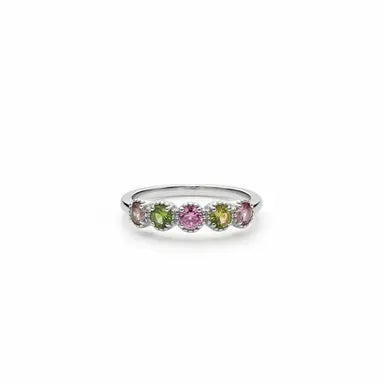 Watermelon Tourmaline Ring